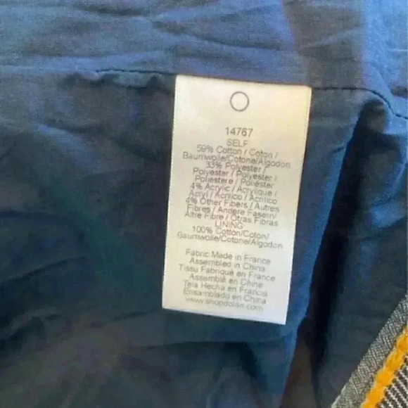 Anthropologie Dolan left coast Piccadilly blue striped jacket - Picture 8 of 9